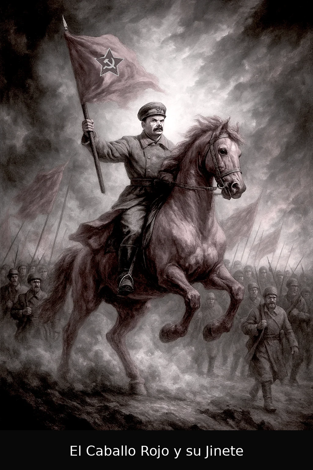 El caballo rojo y su jinete