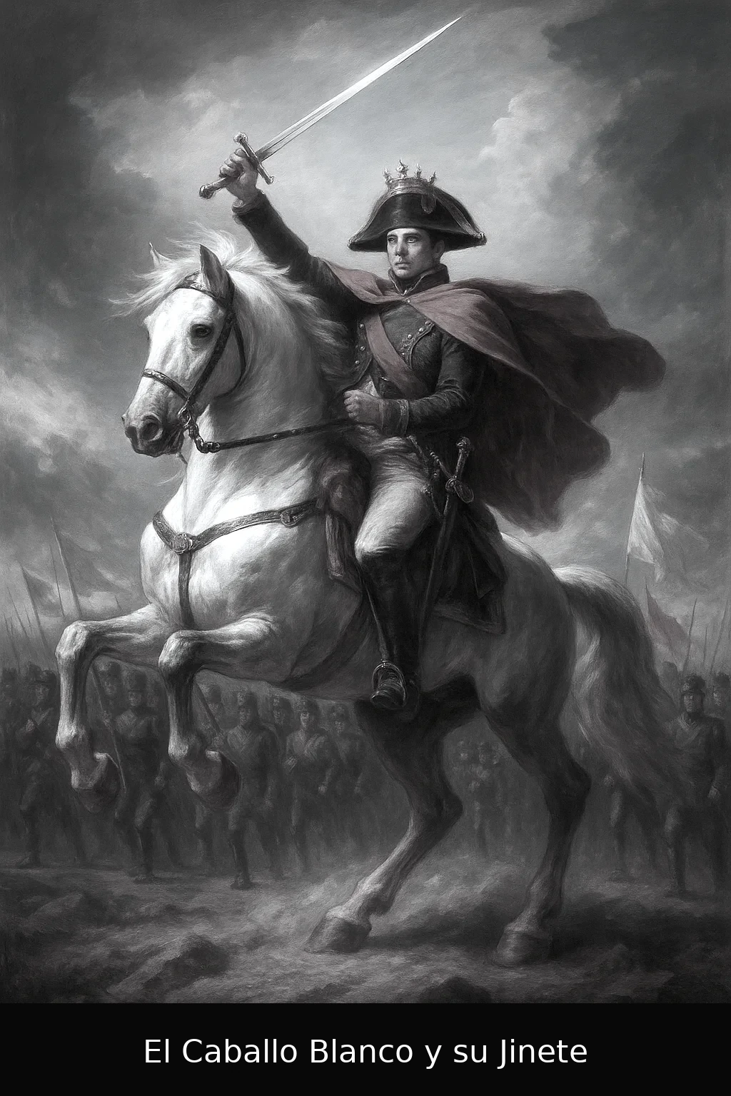 El caballo blanco y su jinete